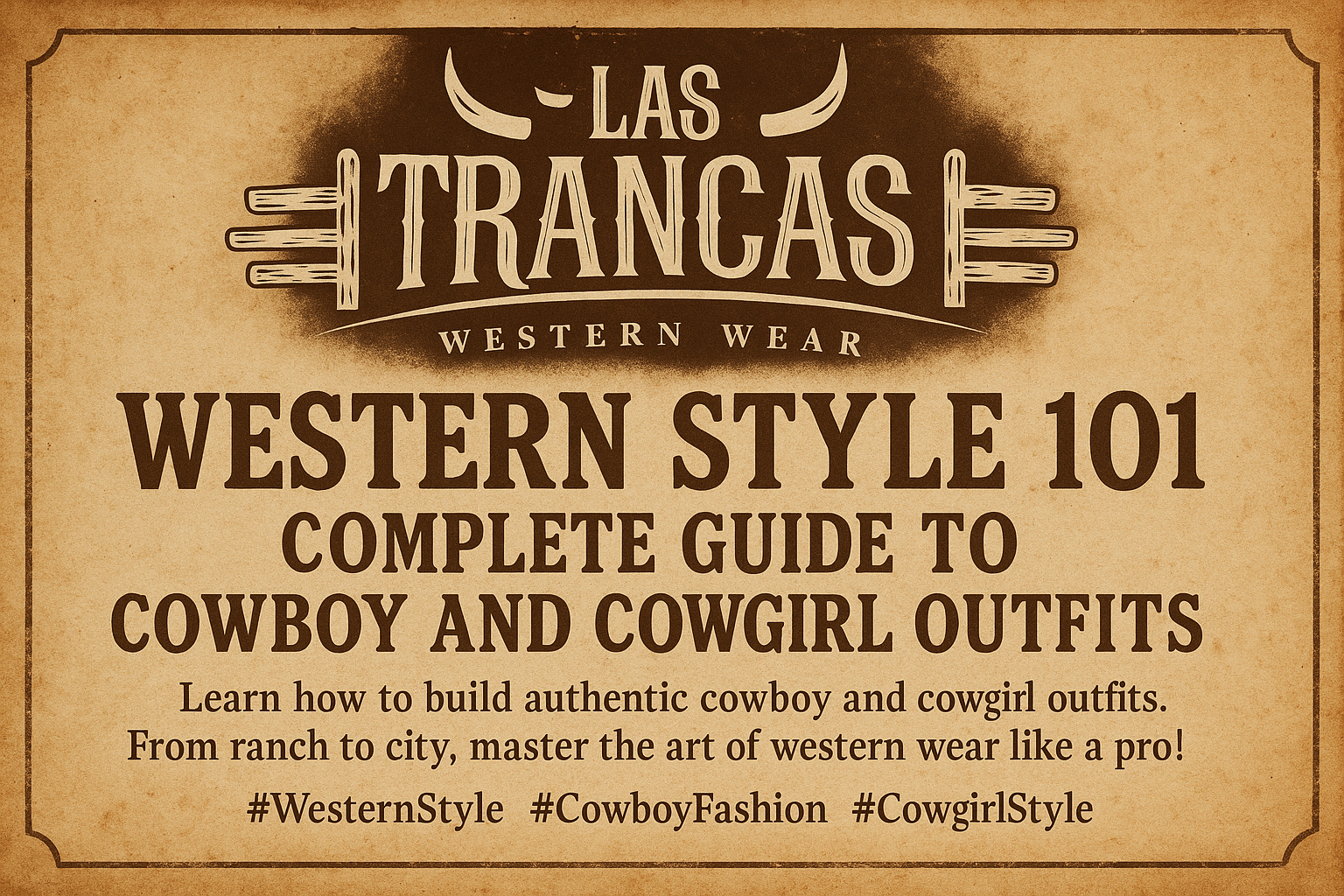 Western Style 101: Complete Guide to Cowboy and Cowgirl Outfits