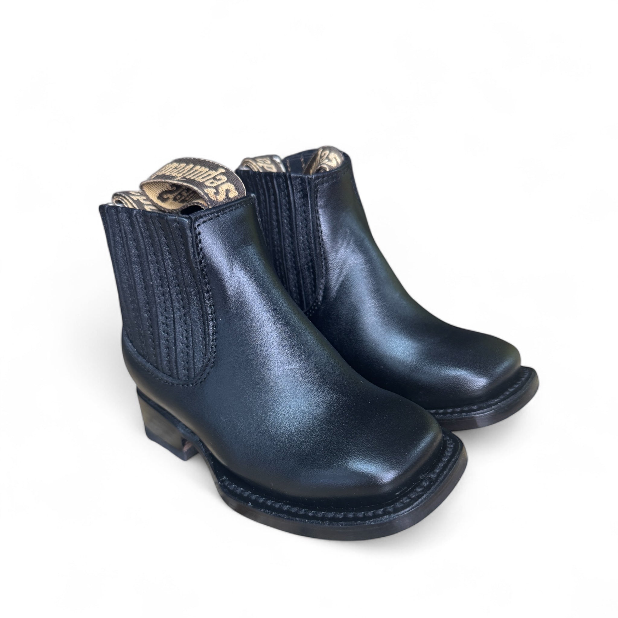 Bota Sepulveda Rodeo para niños de napa
