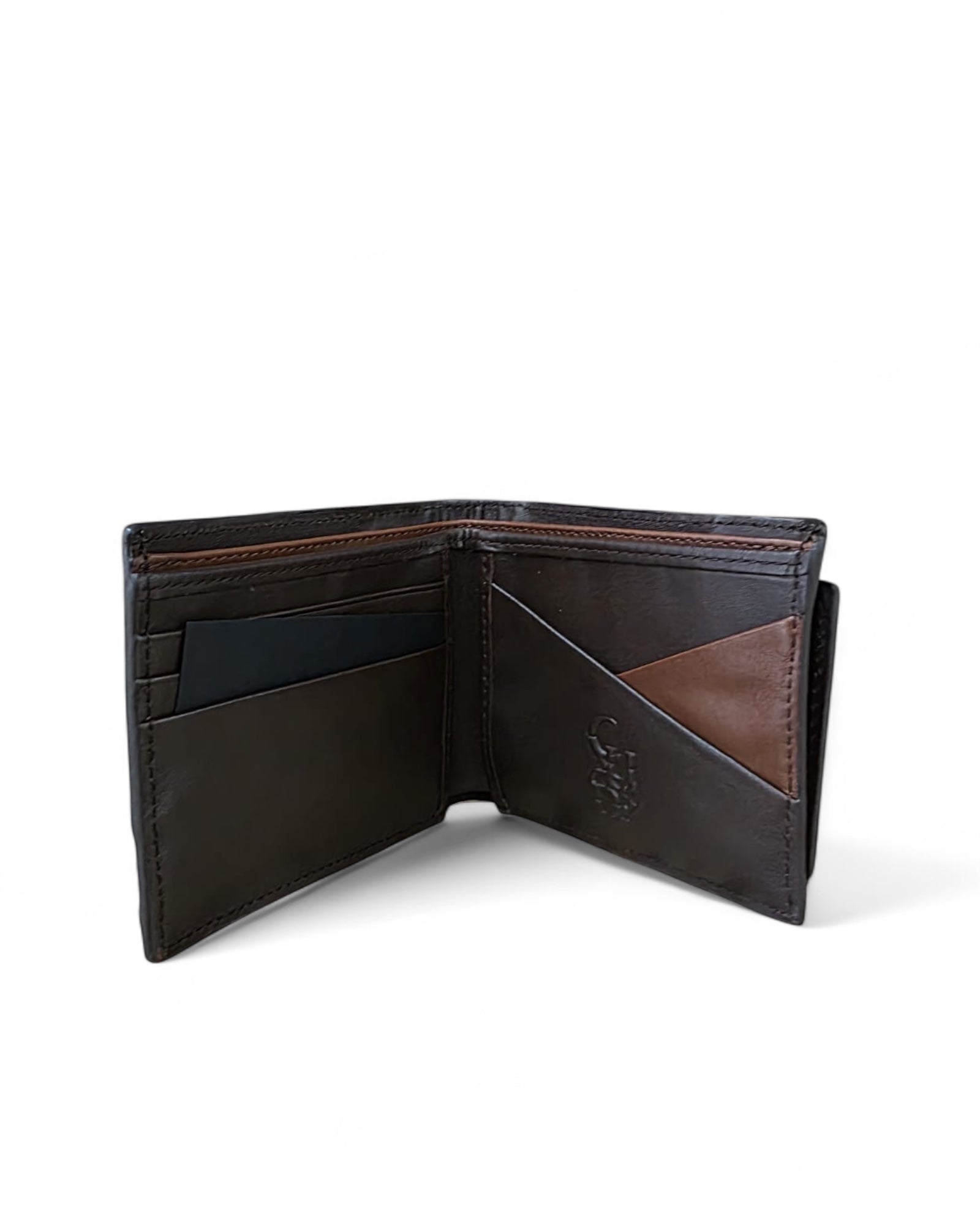 Cuadra Elephant Leather Stitched Wallet