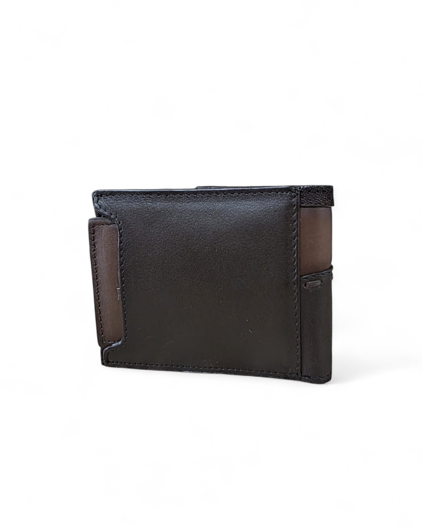 Cuadra Elephant Leather Stitched Wallet