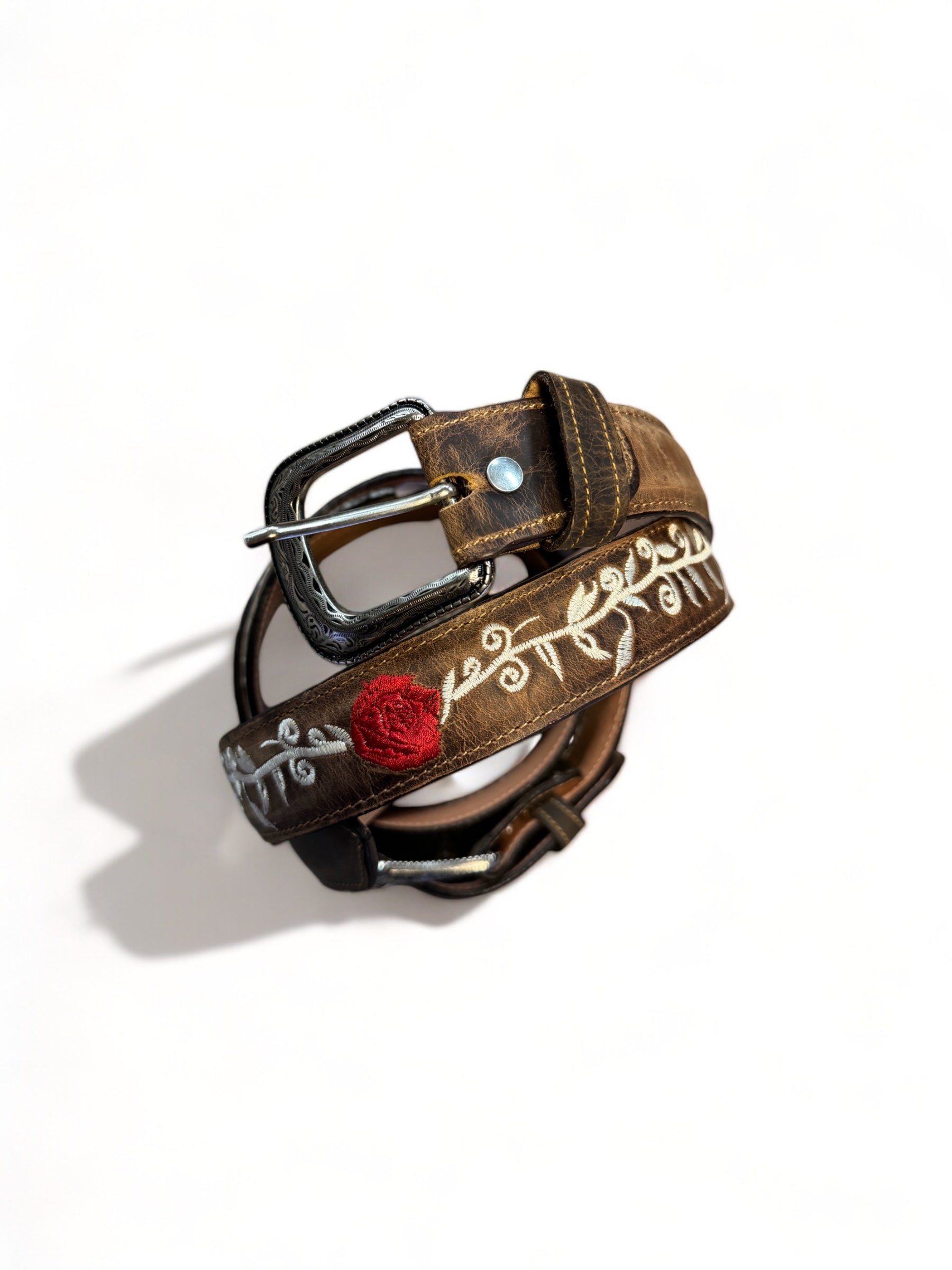 Women's Rose Flower Belt