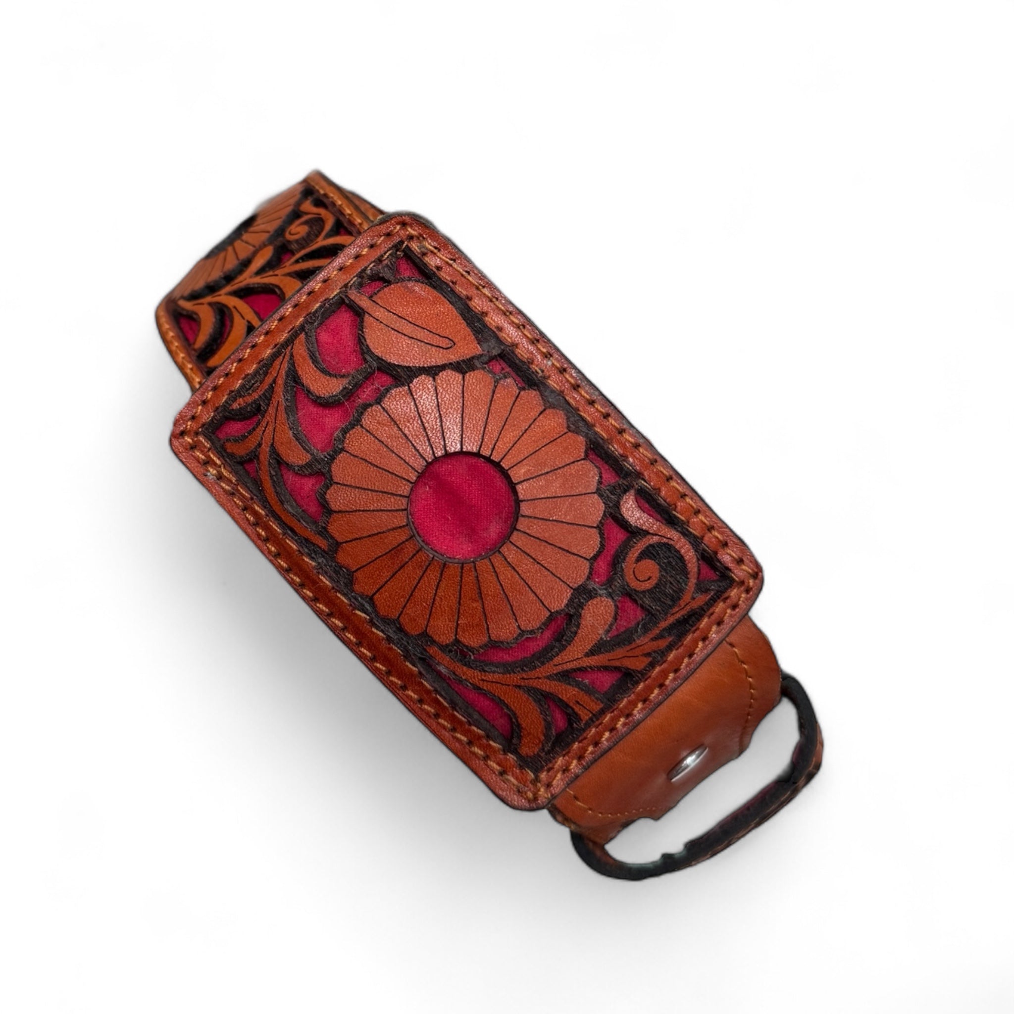 Men Leather Laser Belt