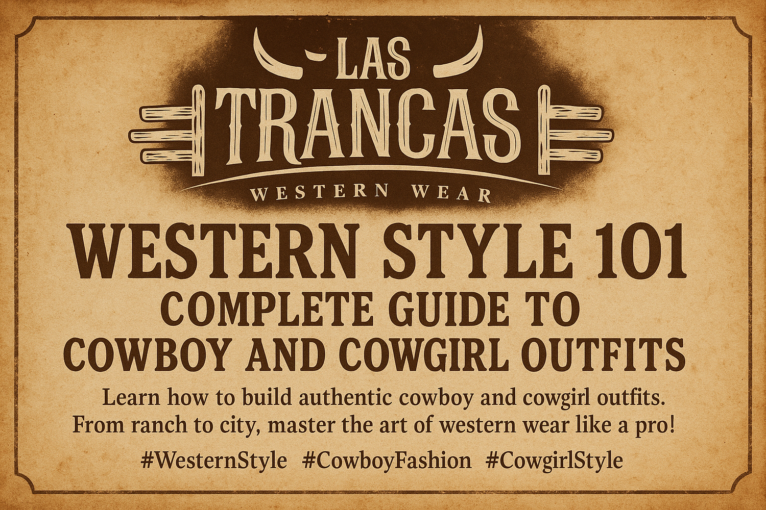 Western Style 101: Complete Guide to Cowboy and Cowgirl Outfits