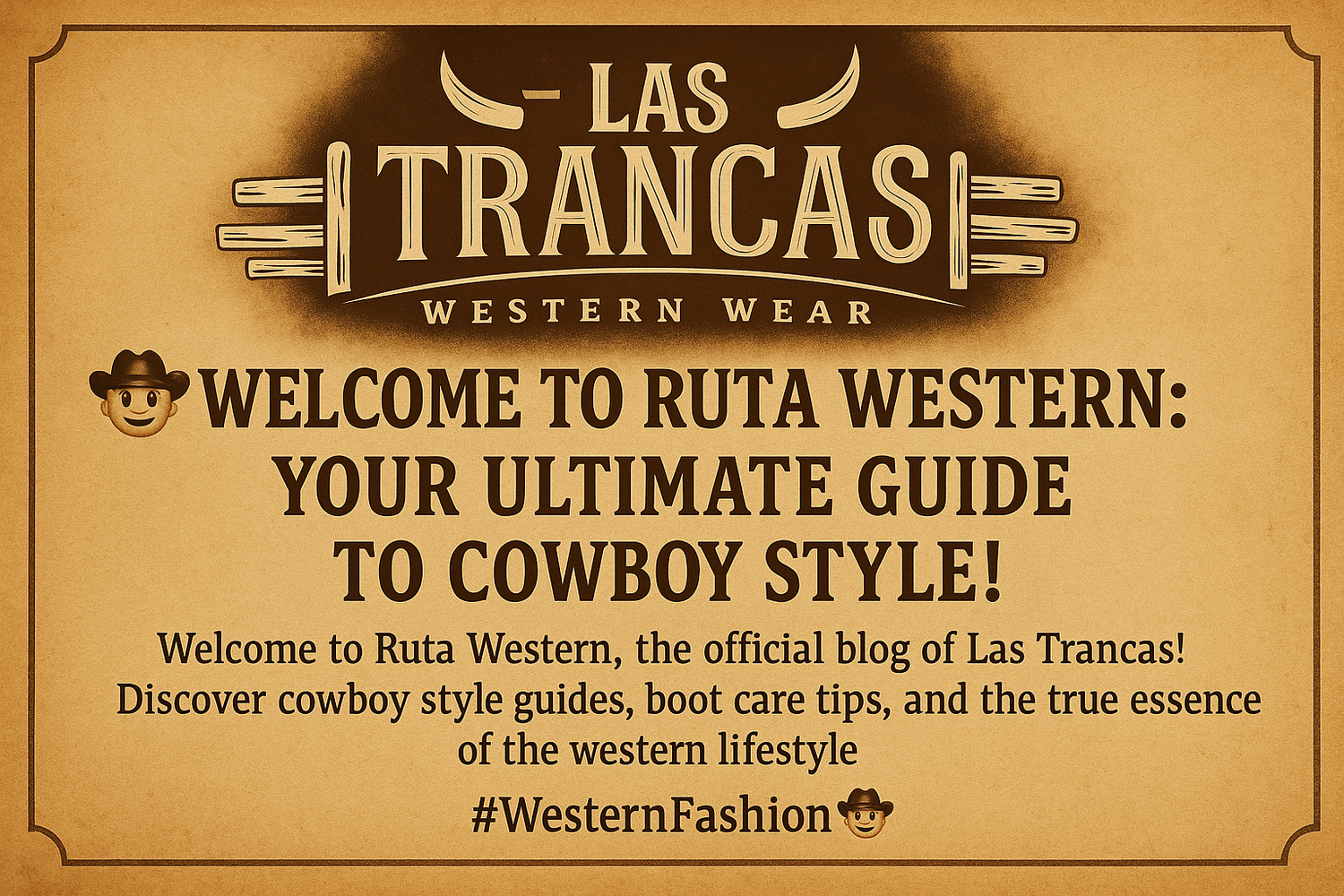 🤠 Welcome to Ruta Western: Your Ultimate Guide to Cowboy Style!