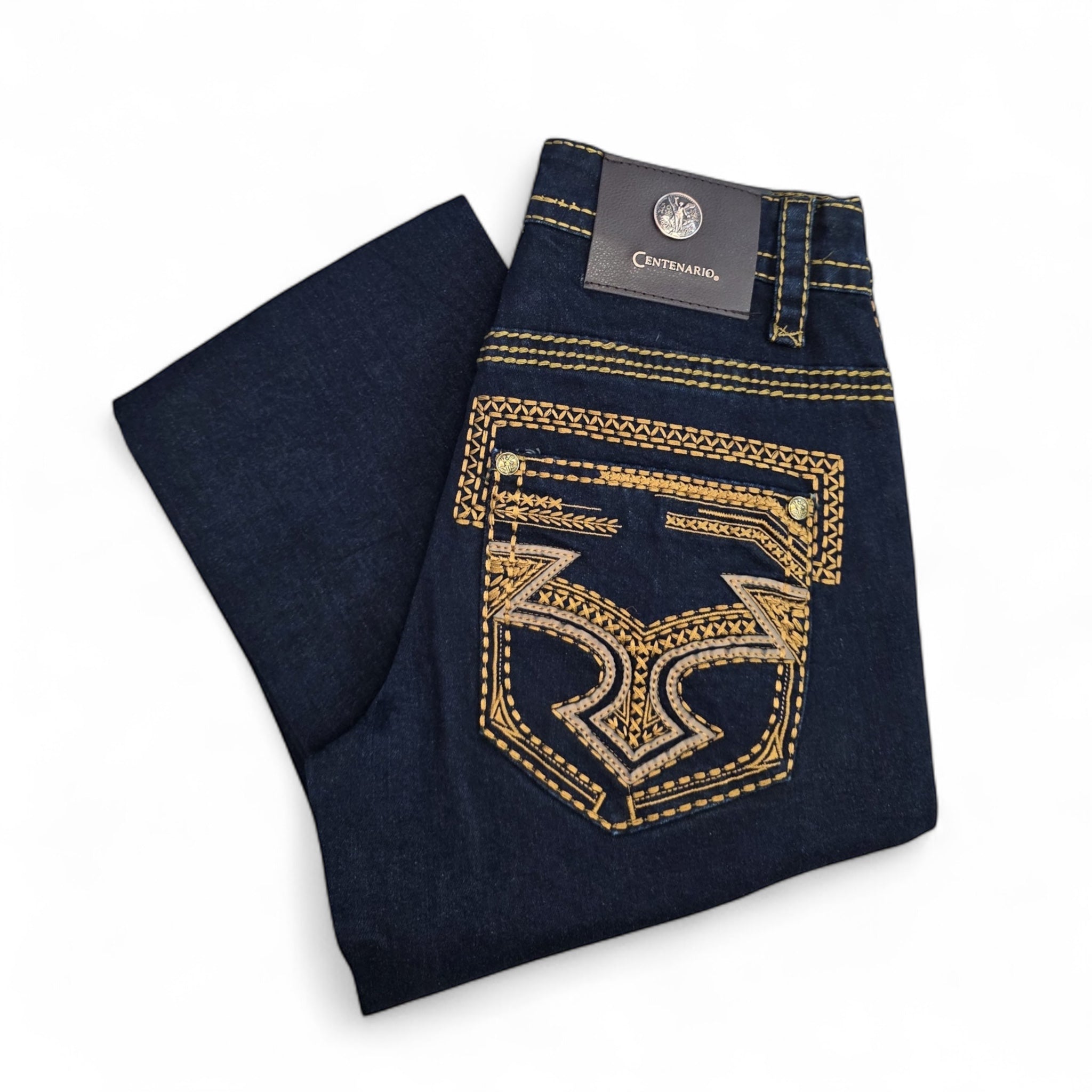 Men Jeans Co 45313 Dark Blue