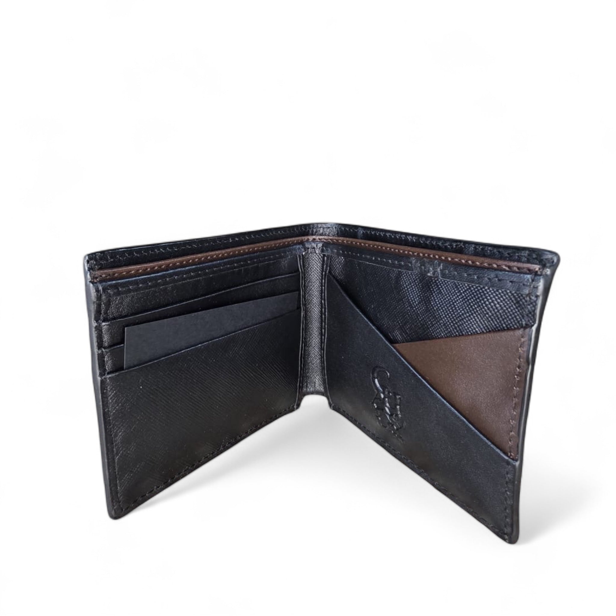 Cuadra Men Wallet Black Crocodile DU509