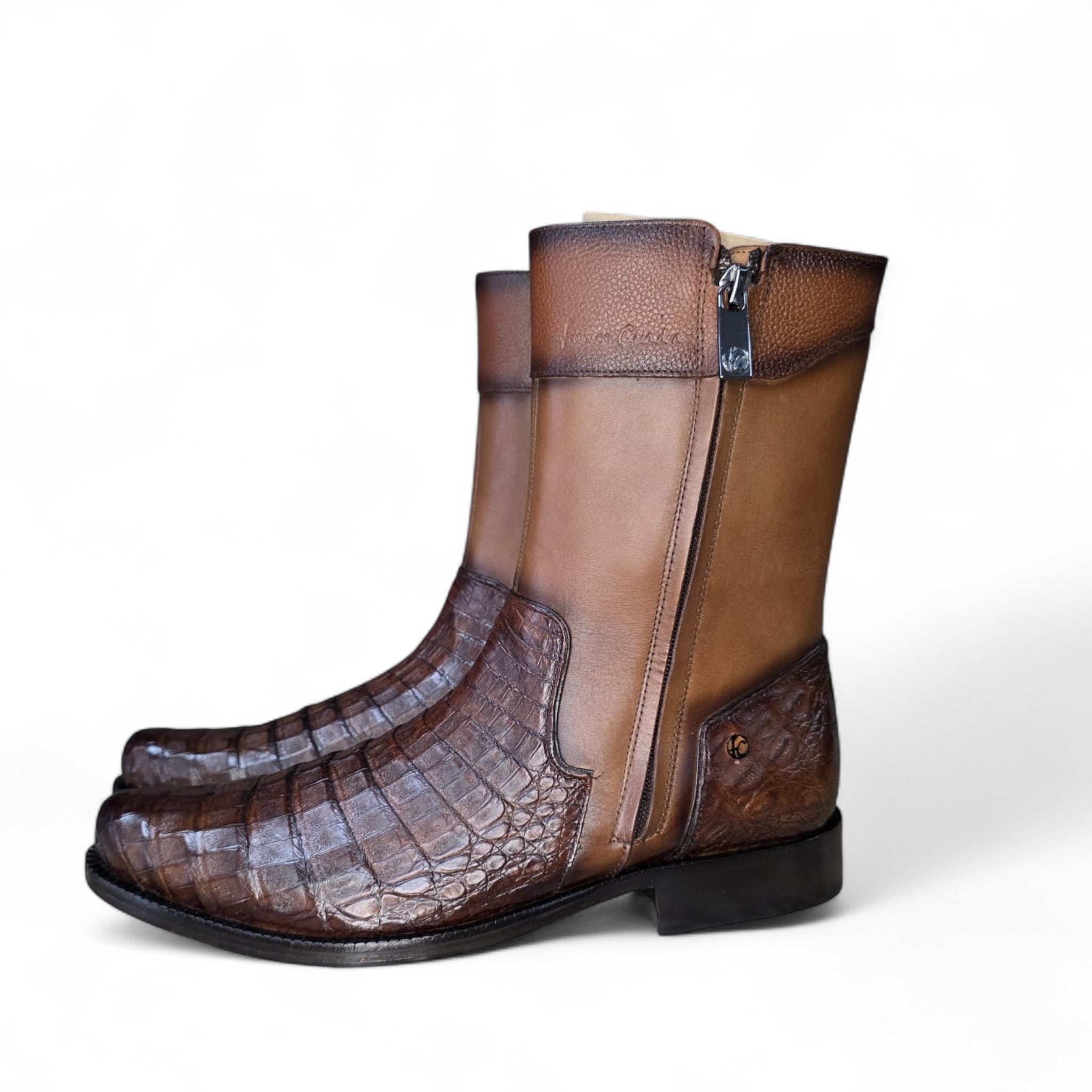 Bota Cuadra para hombre FC958 Piel de cocodrilo auténtica