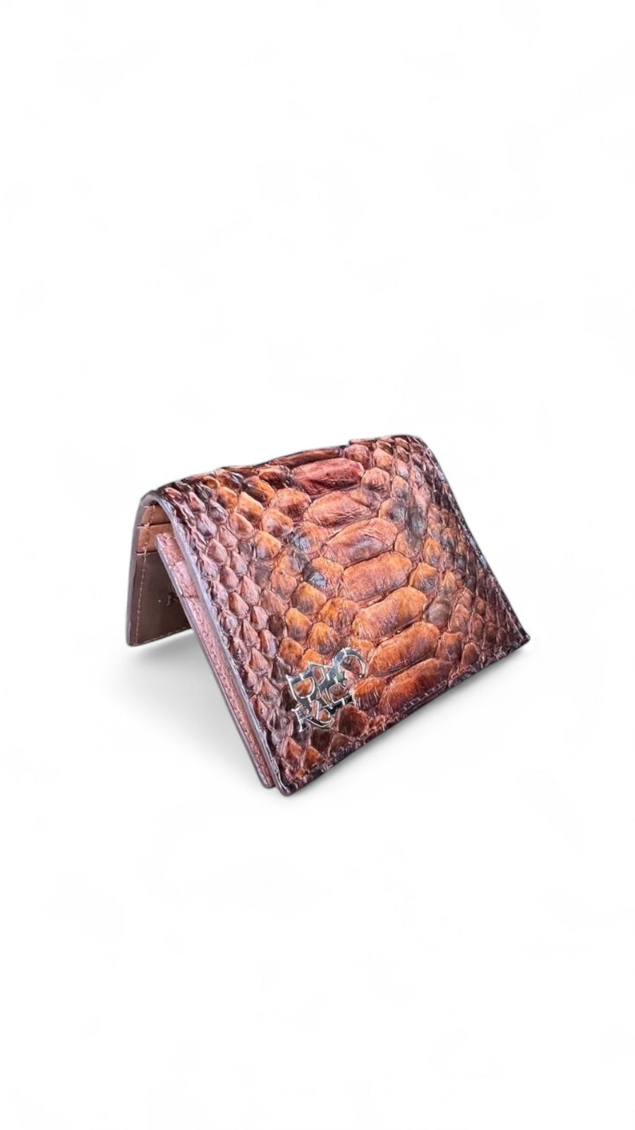 Cartera de piel de pitón Cuadra