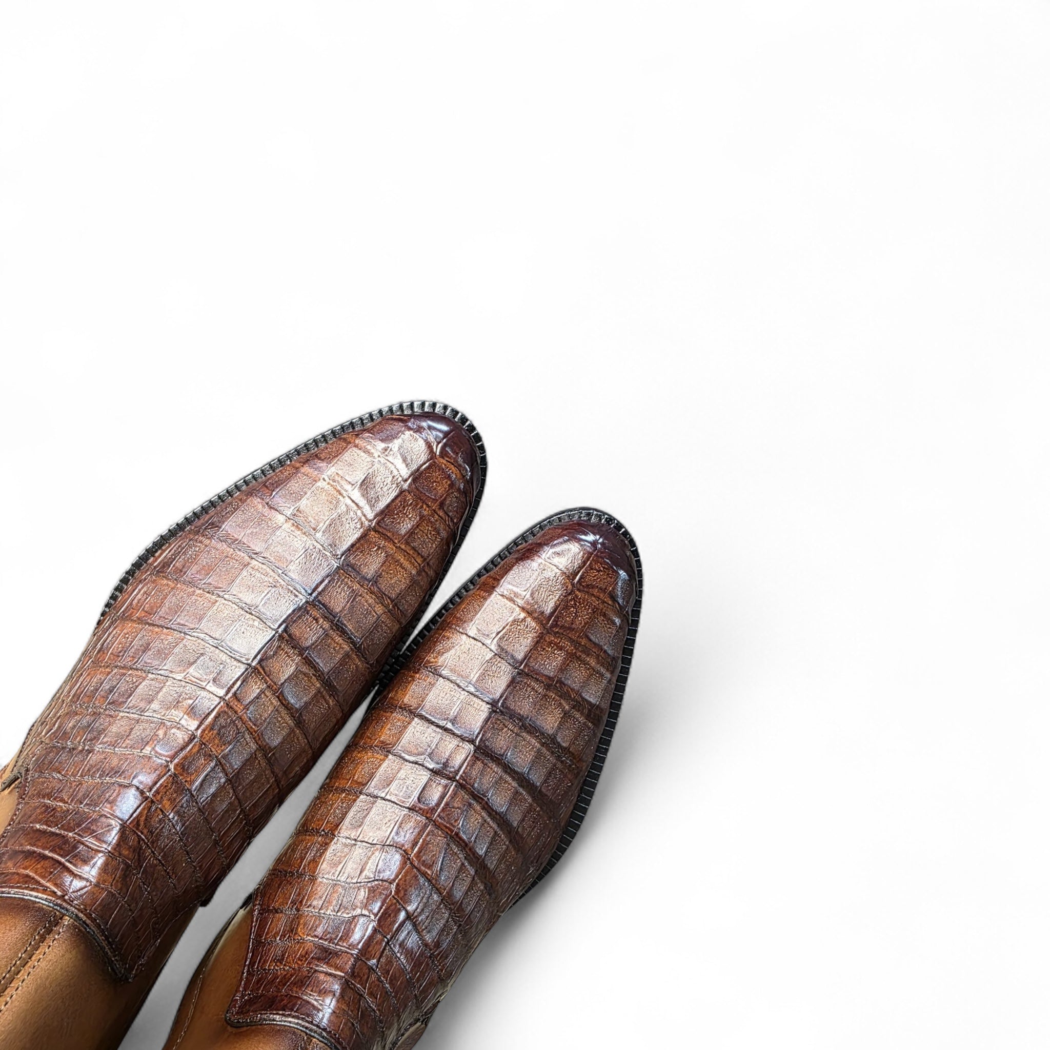 Bota Cuadra para hombre FC958 Piel de cocodrilo auténtica