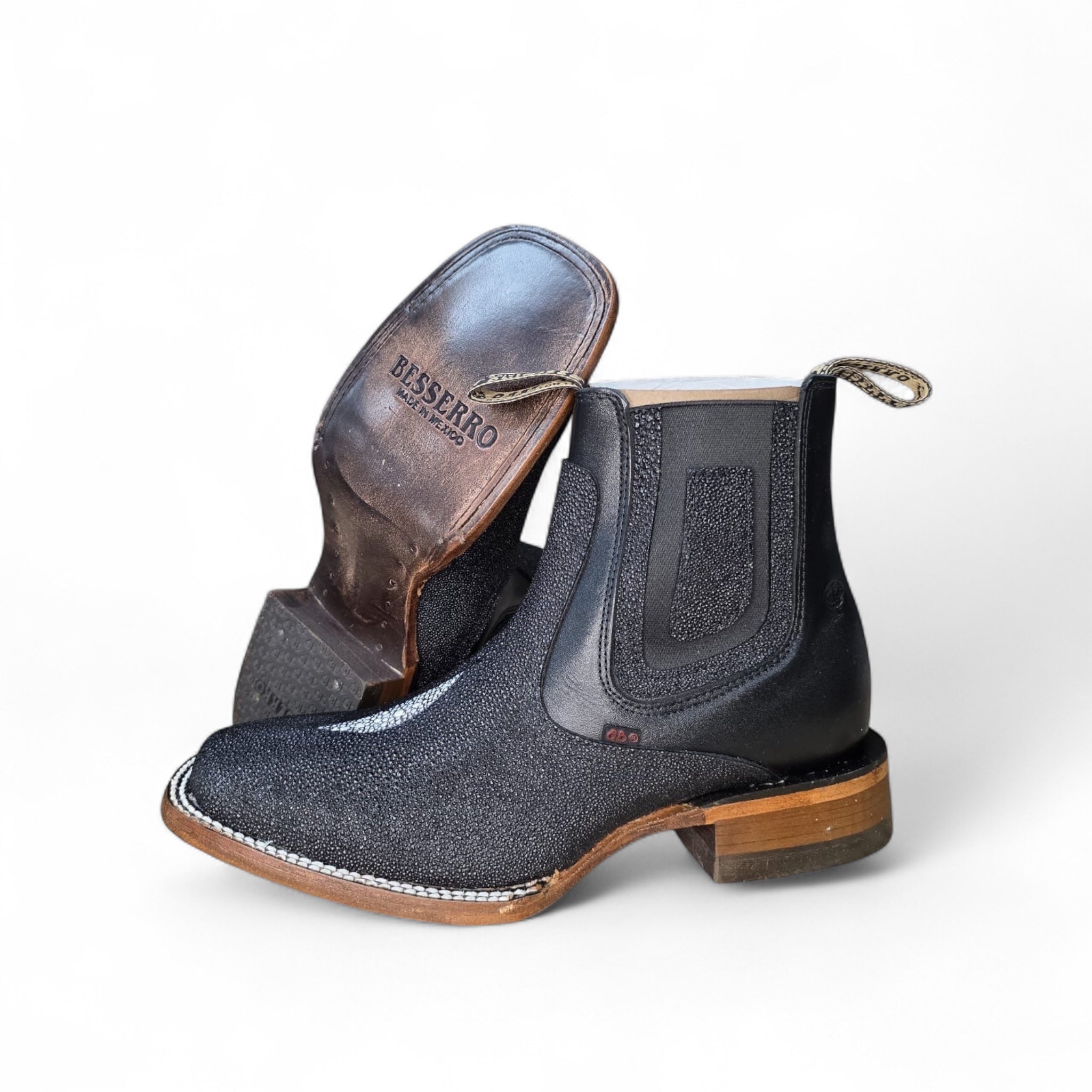 Mens Ankle Boot Stingray Bessero