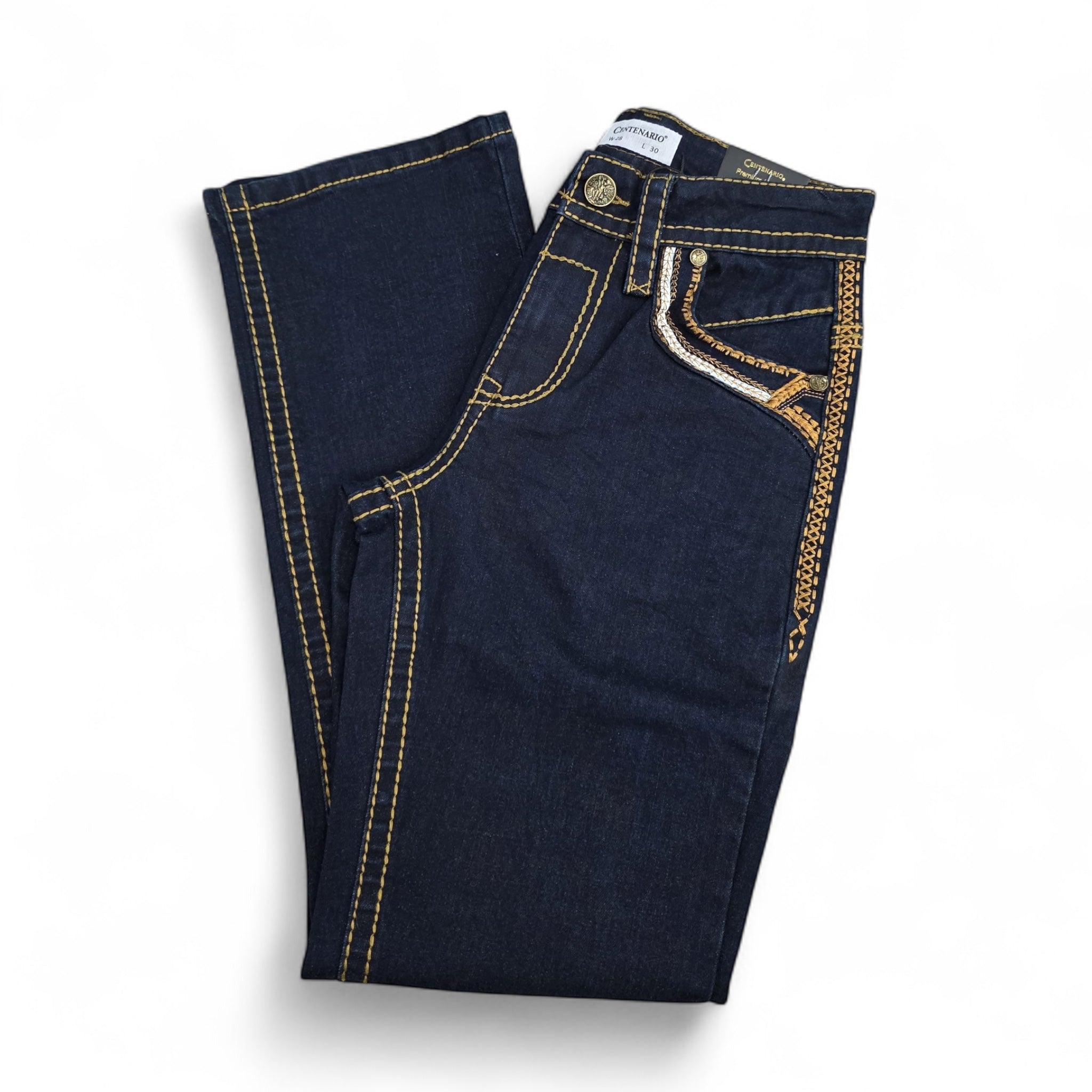 Men Jeans Co 45313 Dark Blue