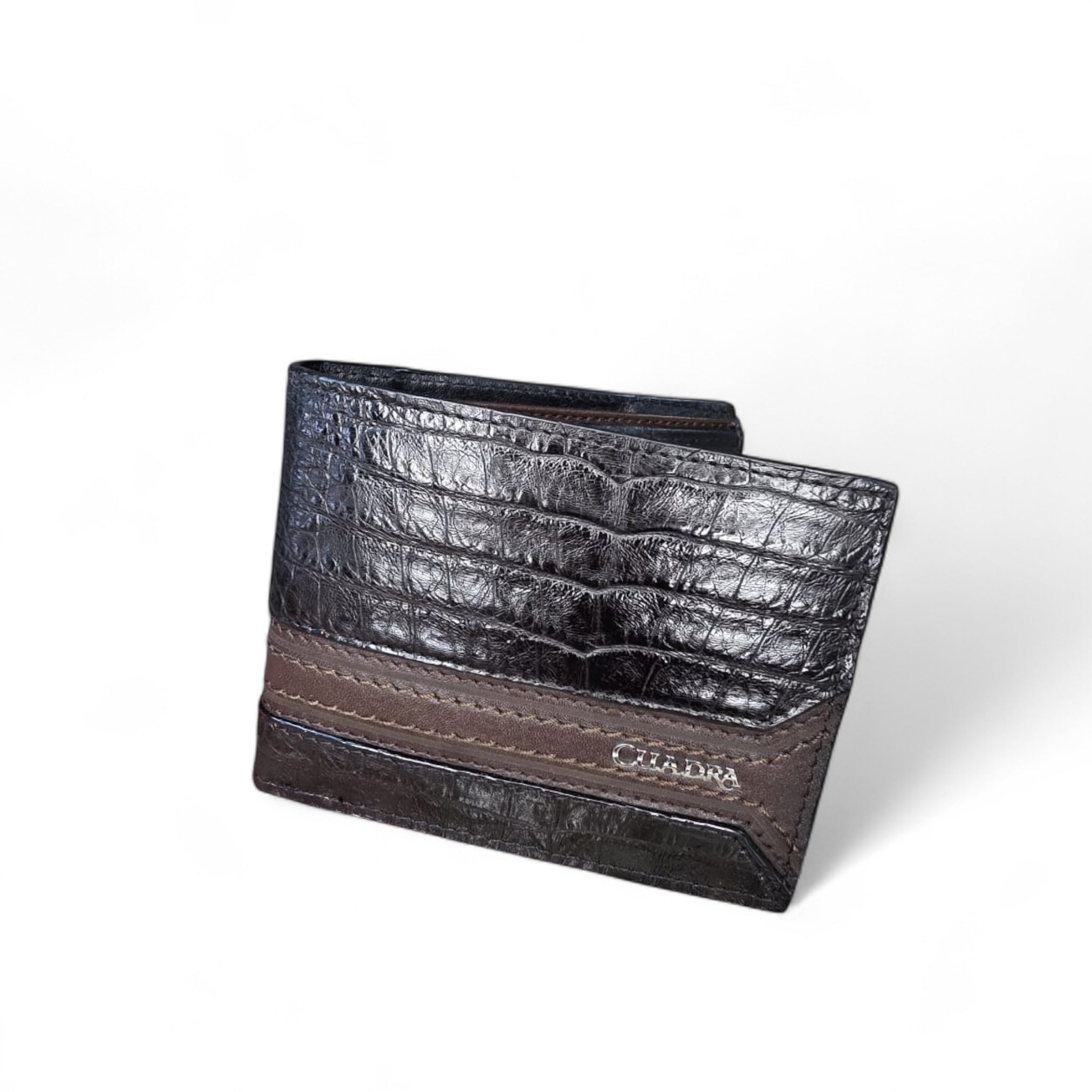 Cuadra Men Wallet Black Crocodile DU509