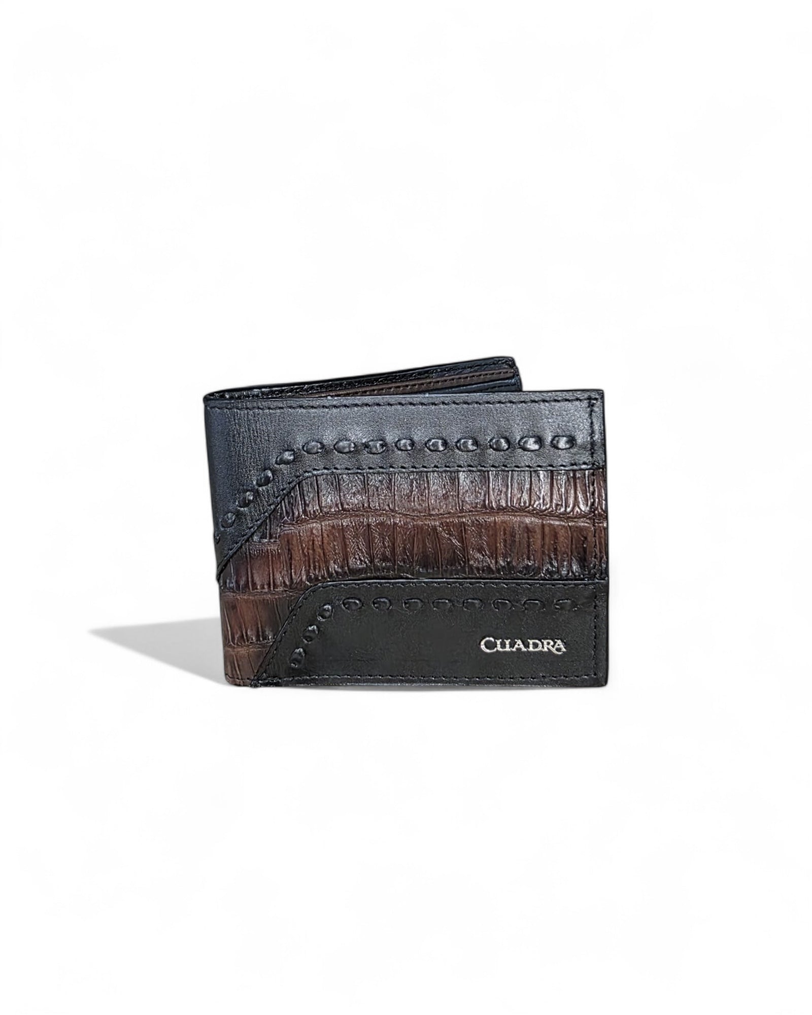 Cuadra Crocodile Stitched Wallet