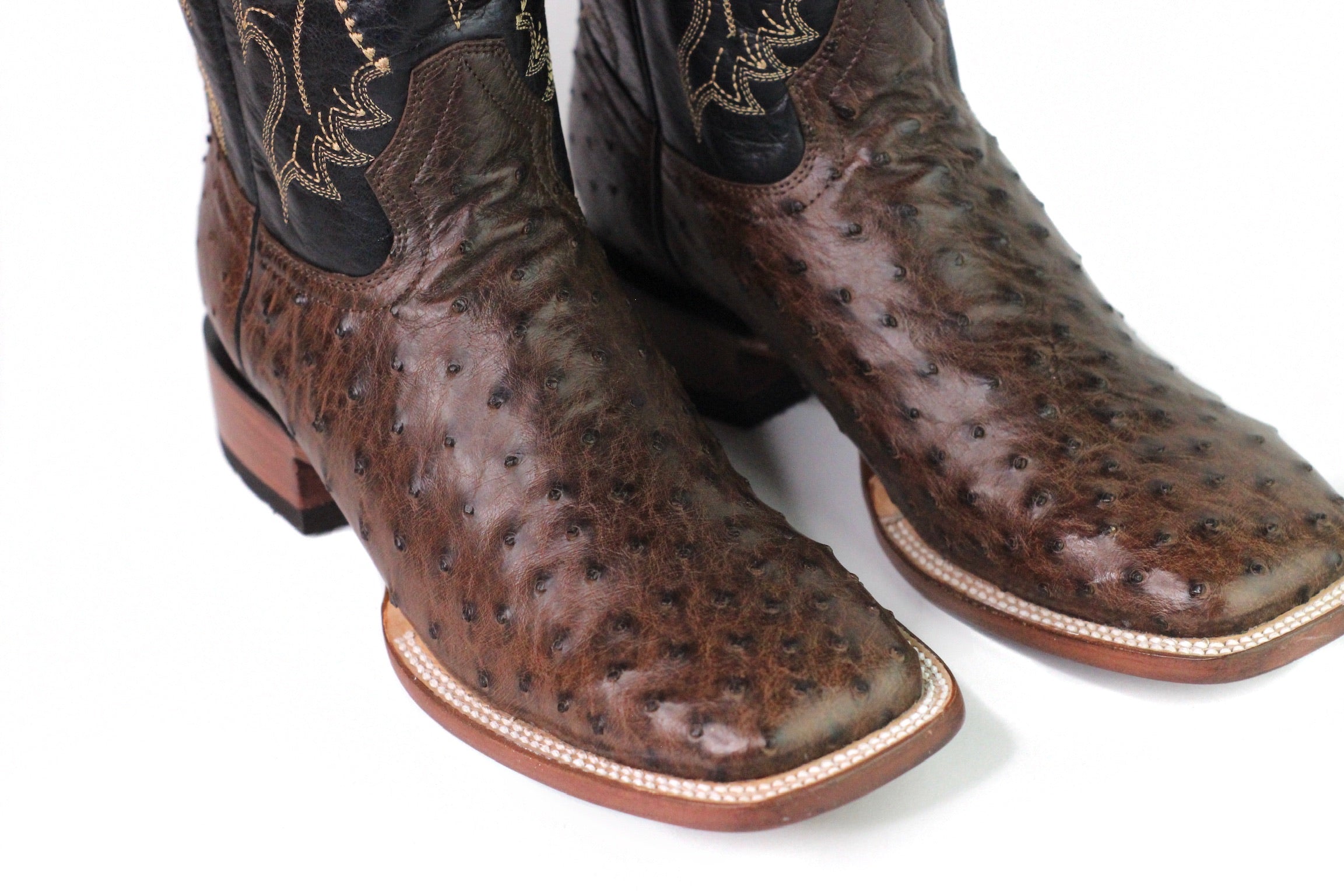 Botas genuinas de avestruz Arango
