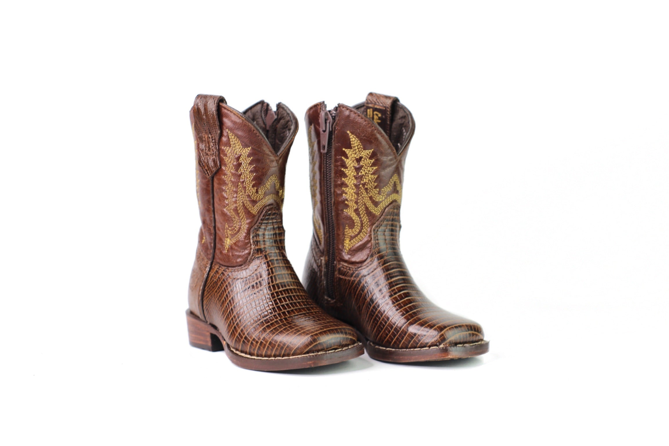 CD 318 Botas para niños con estampado de lagarto