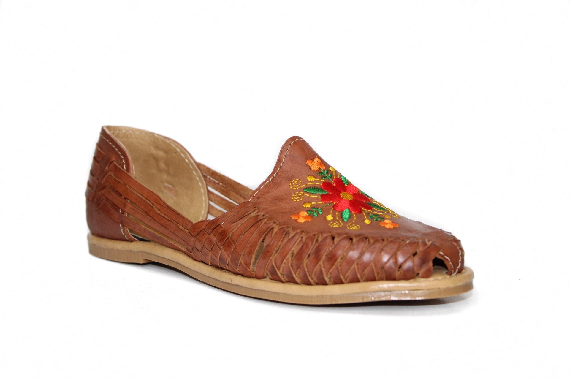 Sandalia mexicana de piel Primavera