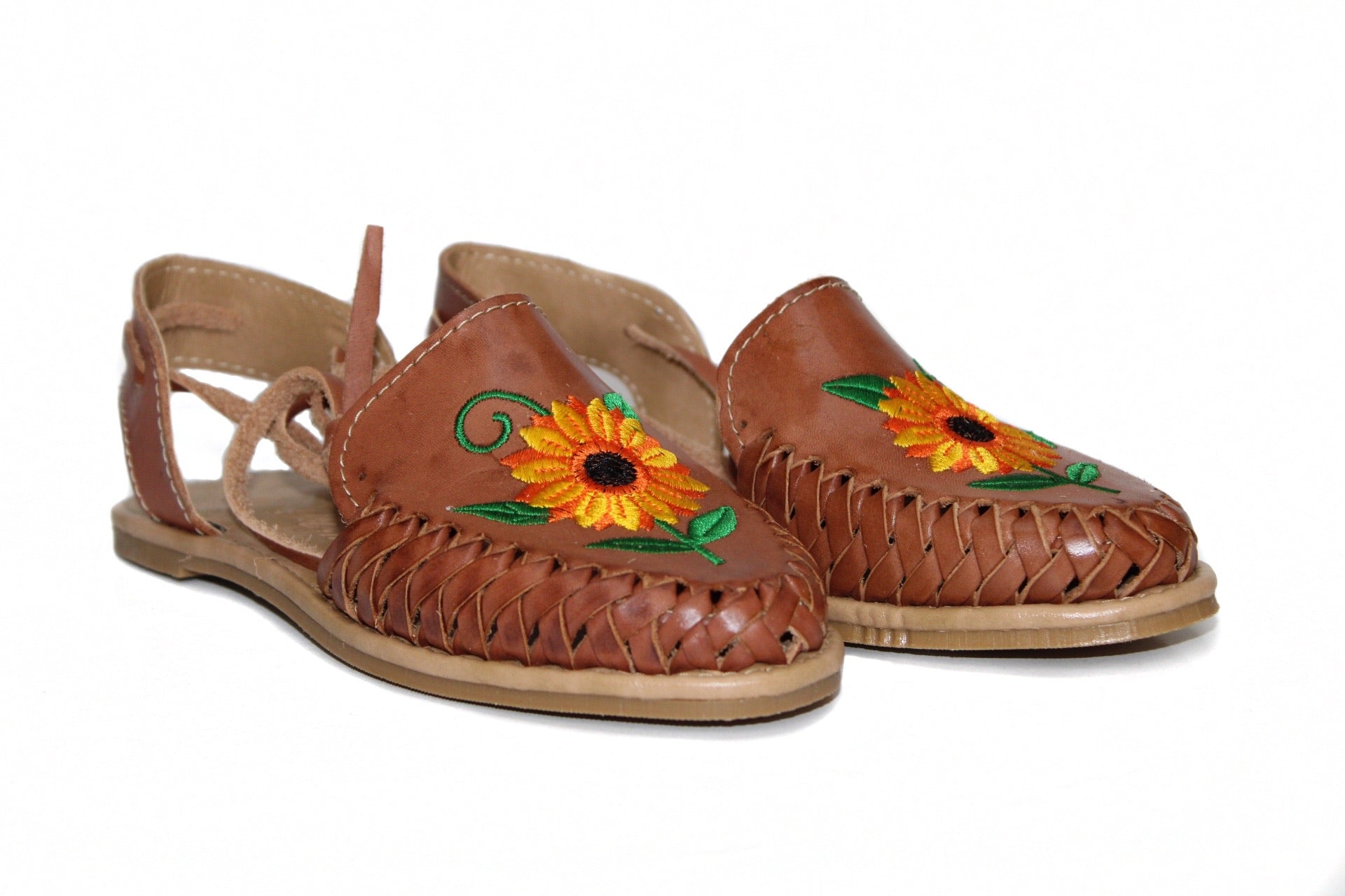 Sandalia Mexicana de Piel Girasol