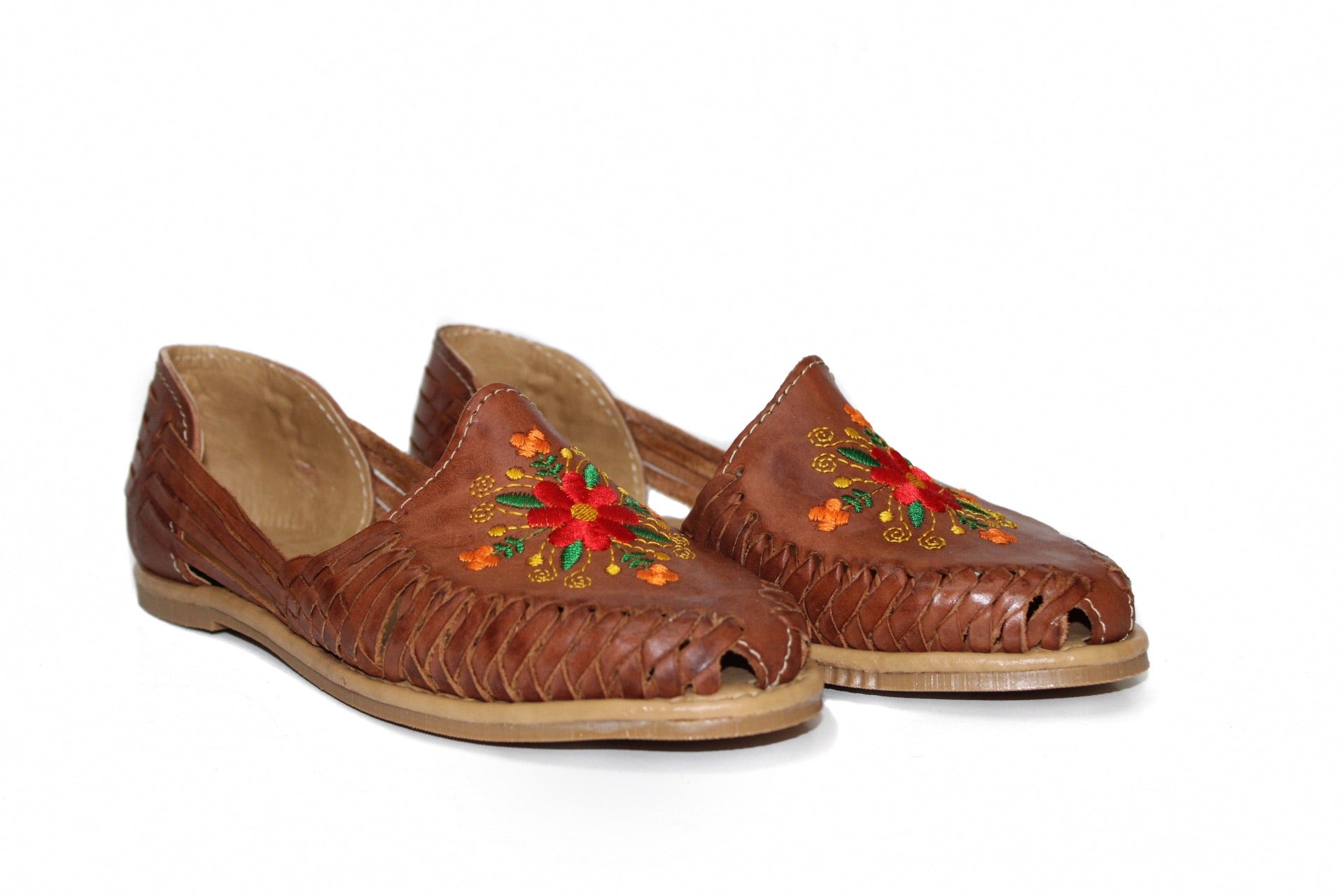 Sandalia mexicana de piel Primavera