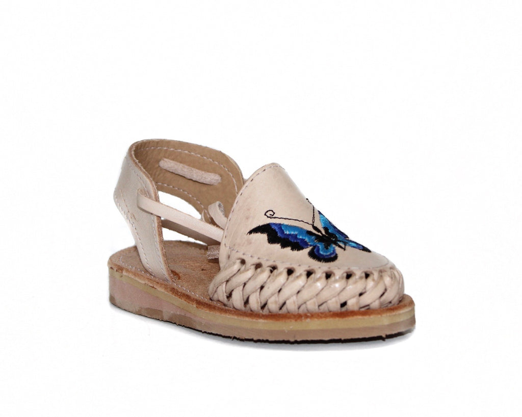 Mexican Leather Sandal K Butterfly