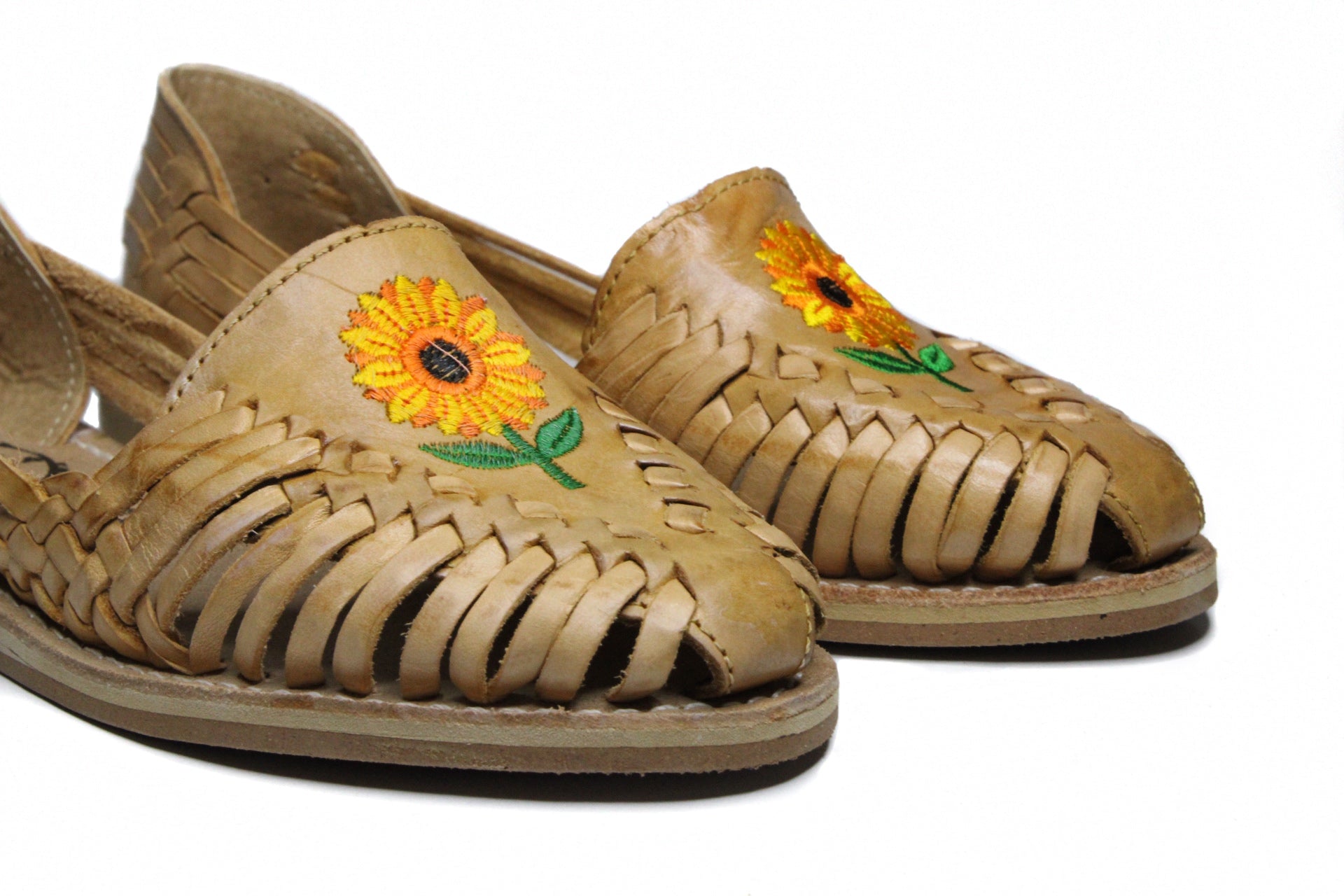 Sandalia Mexicana de Piel Girasol 327