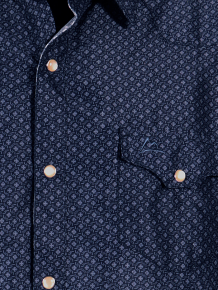 Camisa de manga larga estilo western DI para hombre H070