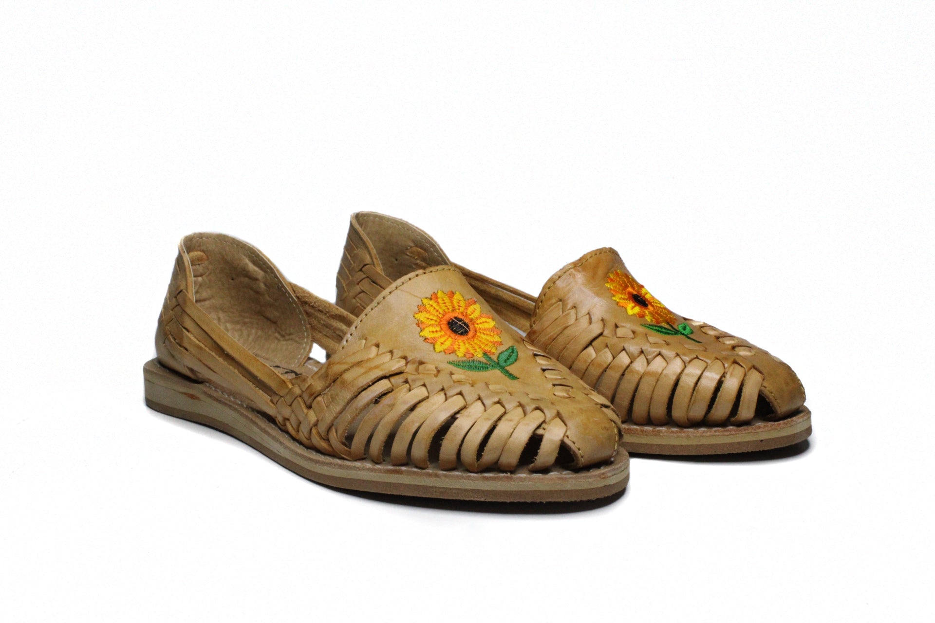 Sandalia Mexicana de Piel Girasol 327