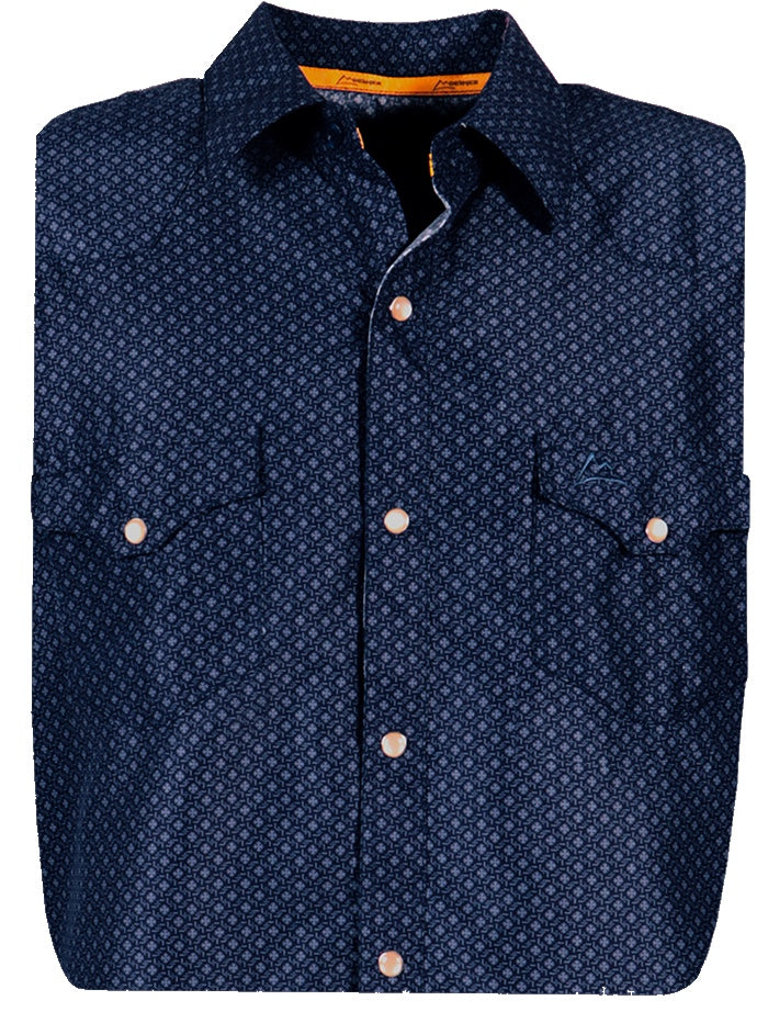 Camisa de manga larga estilo western DI para hombre H070