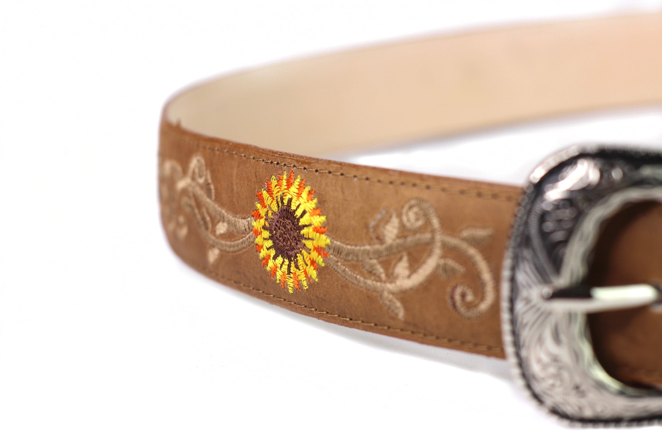 Cinturón de girasol para mujer